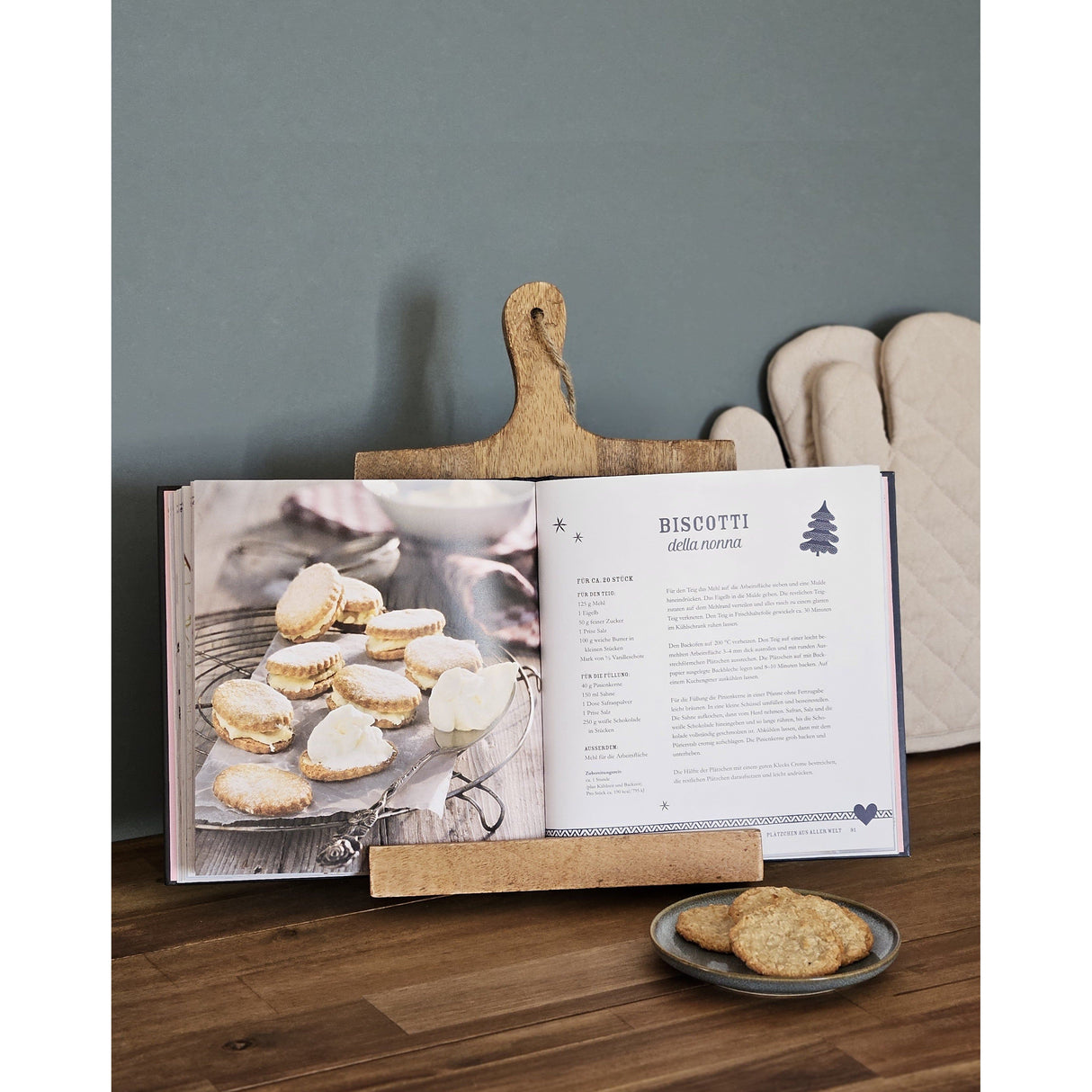 Kochbuchständer Rezepthalter Tablethalter Ständer Kochbuchhalter Buchständer