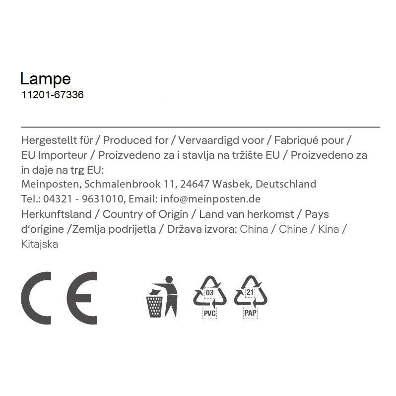 Hängeleuchte LED Rattan Optik Außen Innenbereich 18x16 cm Gartenbeleuchtung