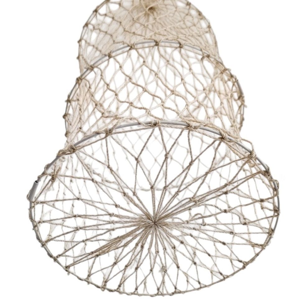 Fischernetz Deko Reuse Dekofischernetz Dekonetz Meer maritim Dekoreuse 50 cm