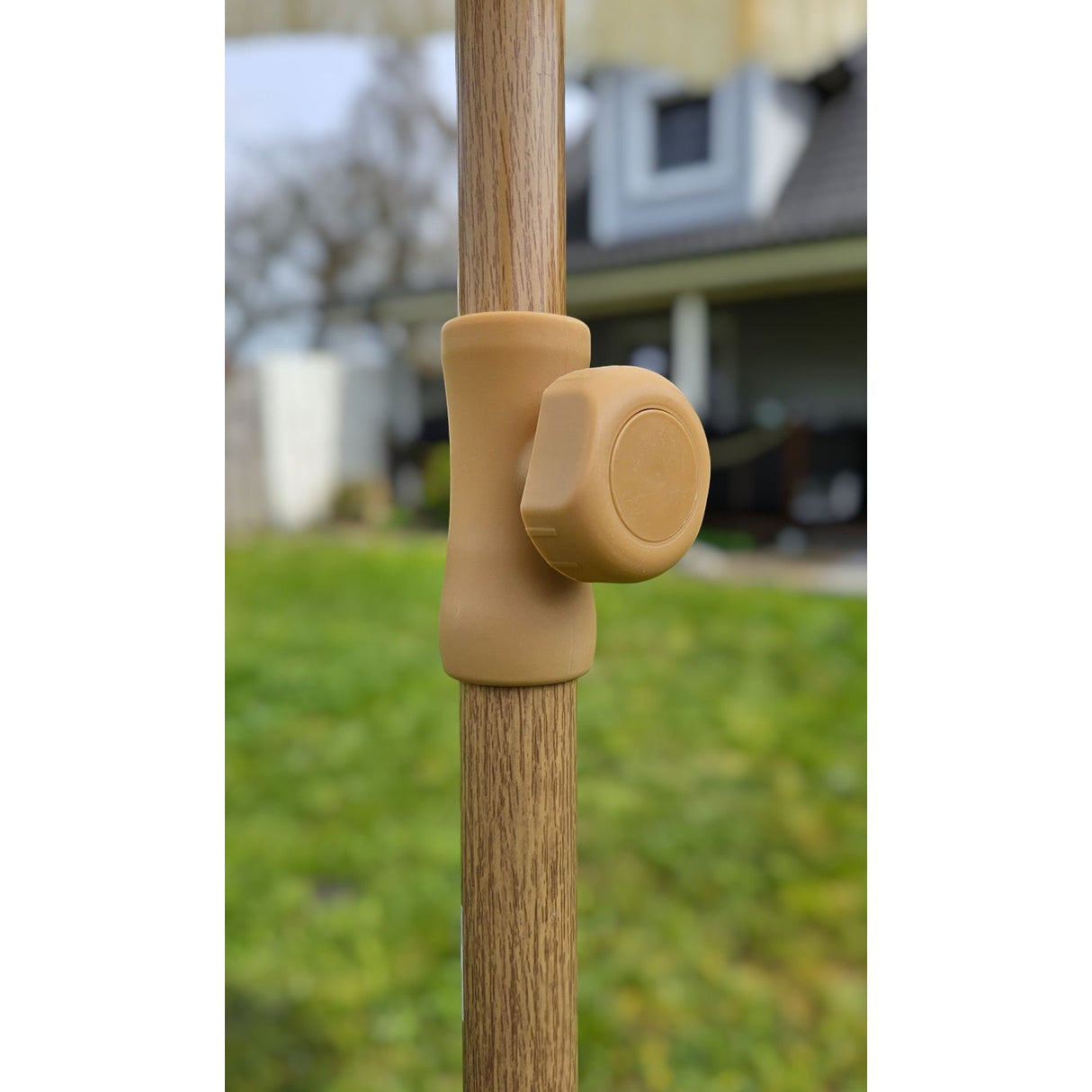 Sonnenschirm Strandschirm Schirm gestreift mit Fransen maritim UV Schutz Ø 180cm