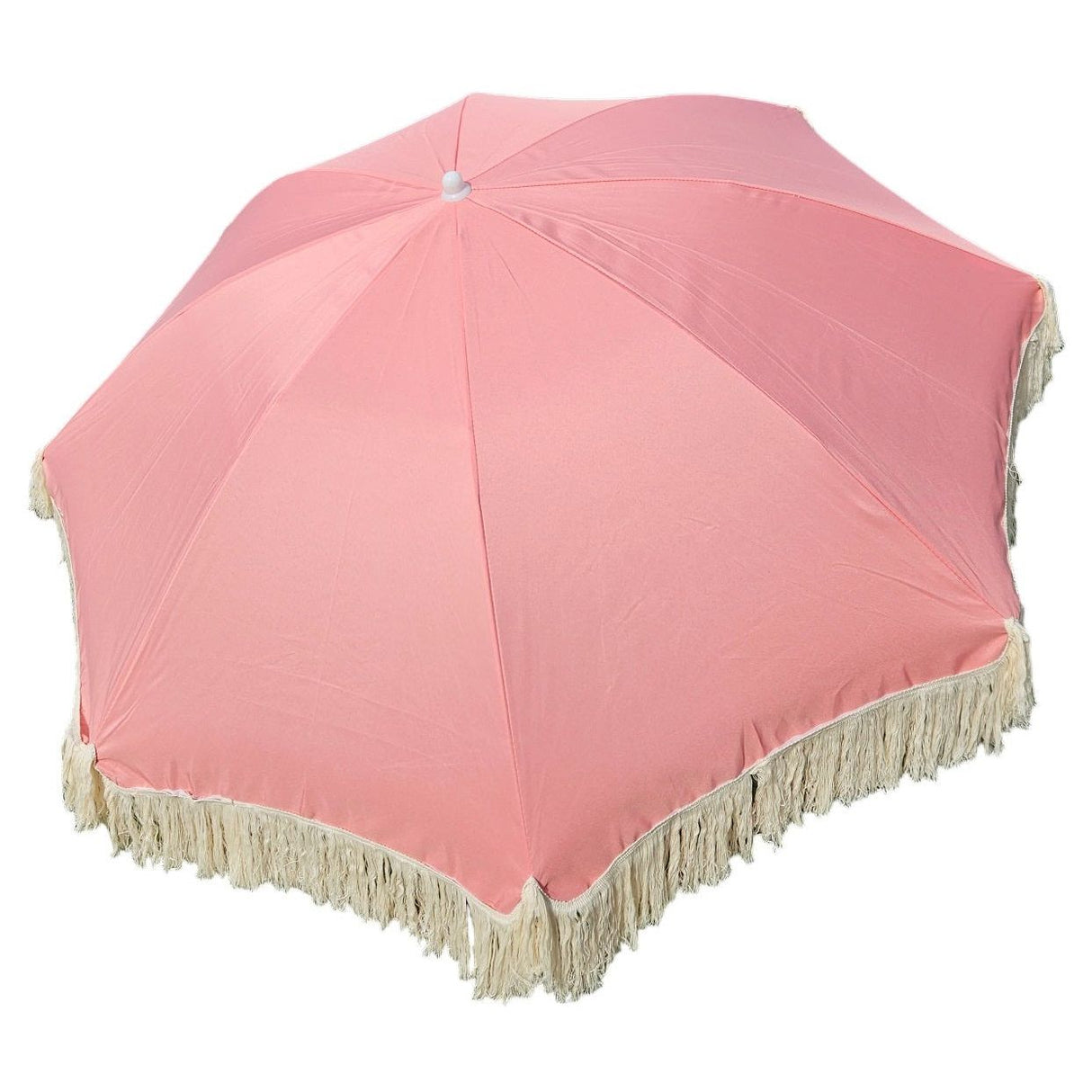 Sonnenschirm Strandschirm Schirm UV Schutz mit Fransen Tasche knickbar Ø 150 cm