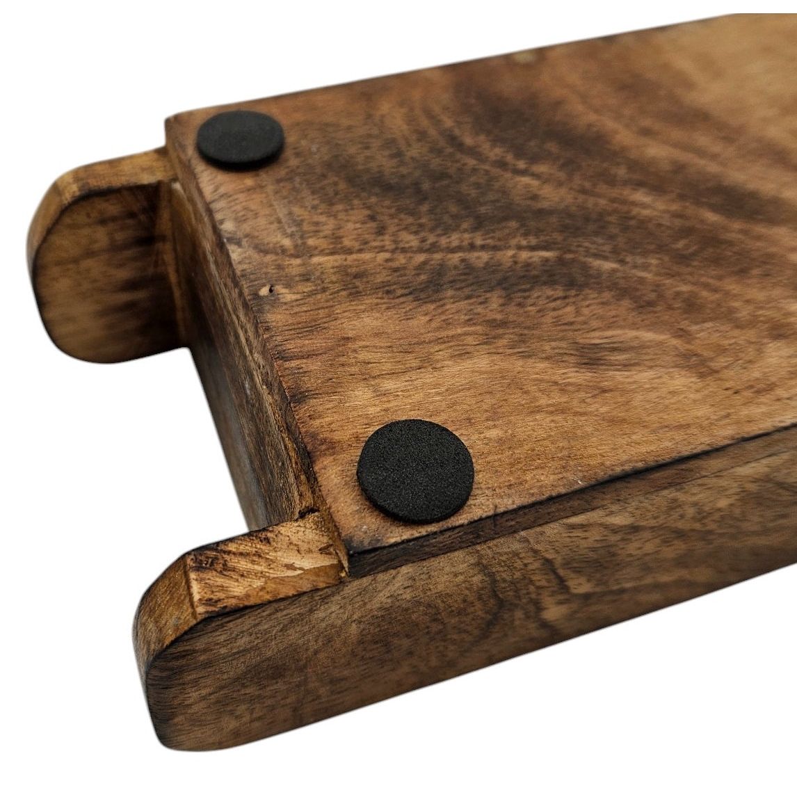 Holzkiste Ziegelform Mangoholz Ziegelsteinform Kiste Landhaus Holz Kasten klein 30x9 cm