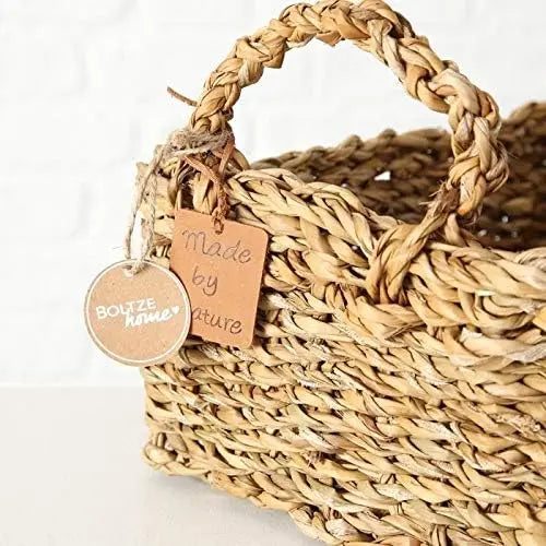 Seagrass basket set 3 pieces basket natural seagrass storage