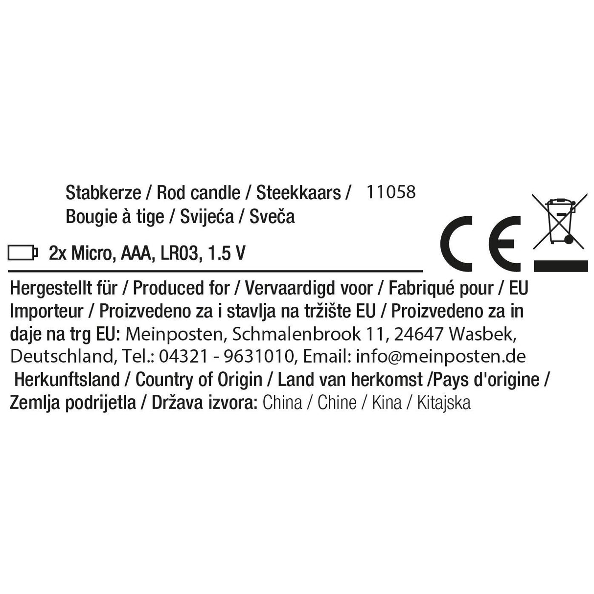 Kerze LED 2er Set Batteriebetrieb warmweiß flackern Stabkerzen Creme Rot Wachs