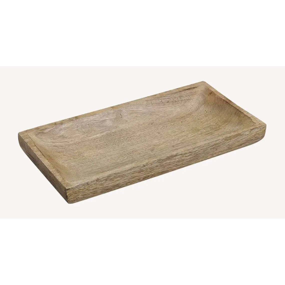 Tablett Holztablett Mangoholz massiv Dekoschale Schale Mango Holz 30 cm