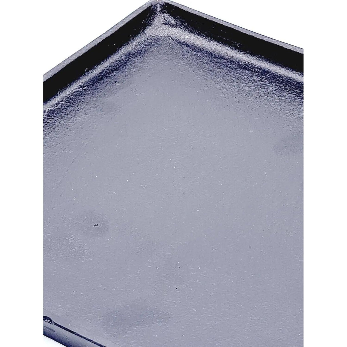 Dekoteller schwarz Dekoschale Metall Teller Schale Alu Deko 25x25 cm