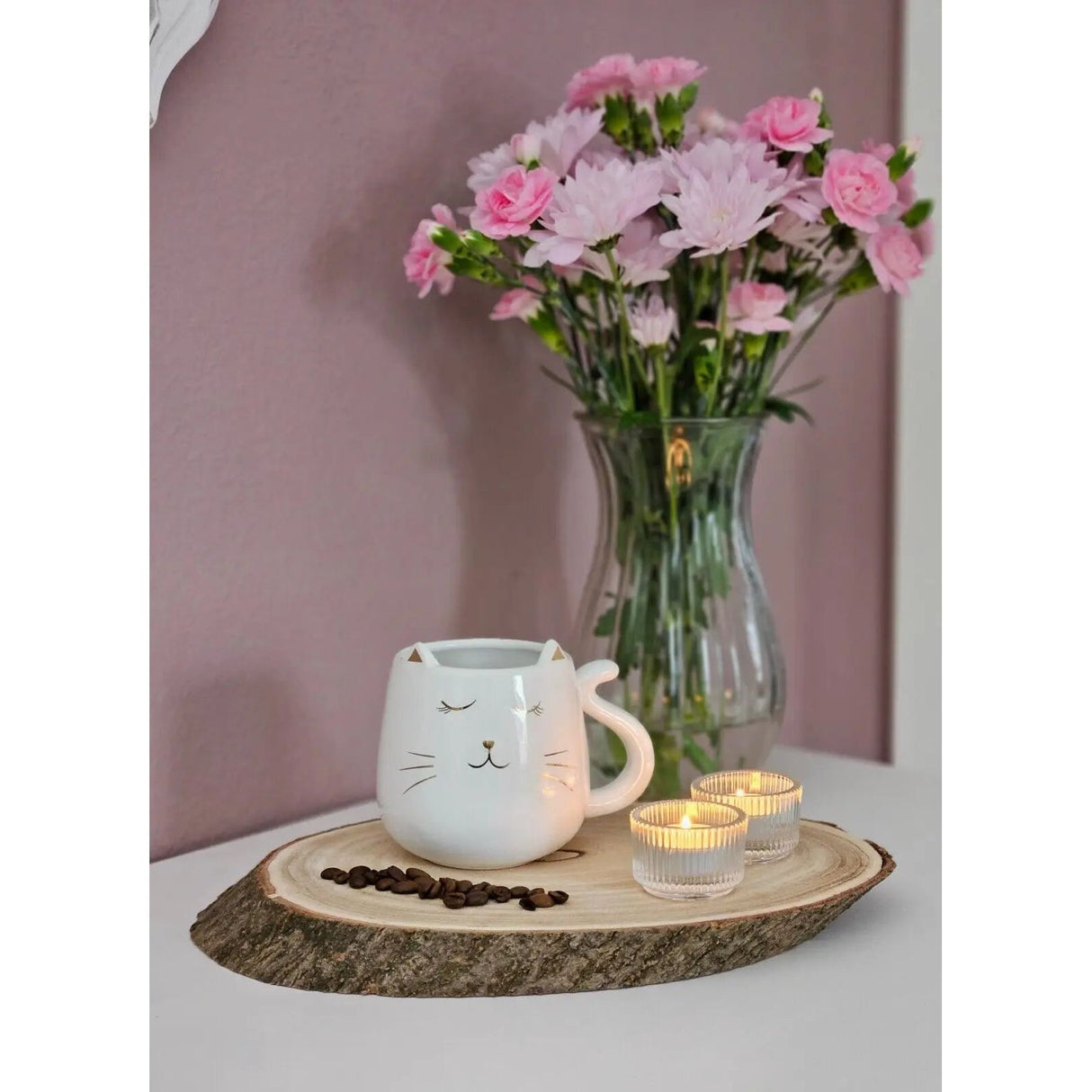 Baumscheibe Brett oval Holz Holzbrett Dekobrett Tablett Holzscheibe Ø 20 - 23 cm