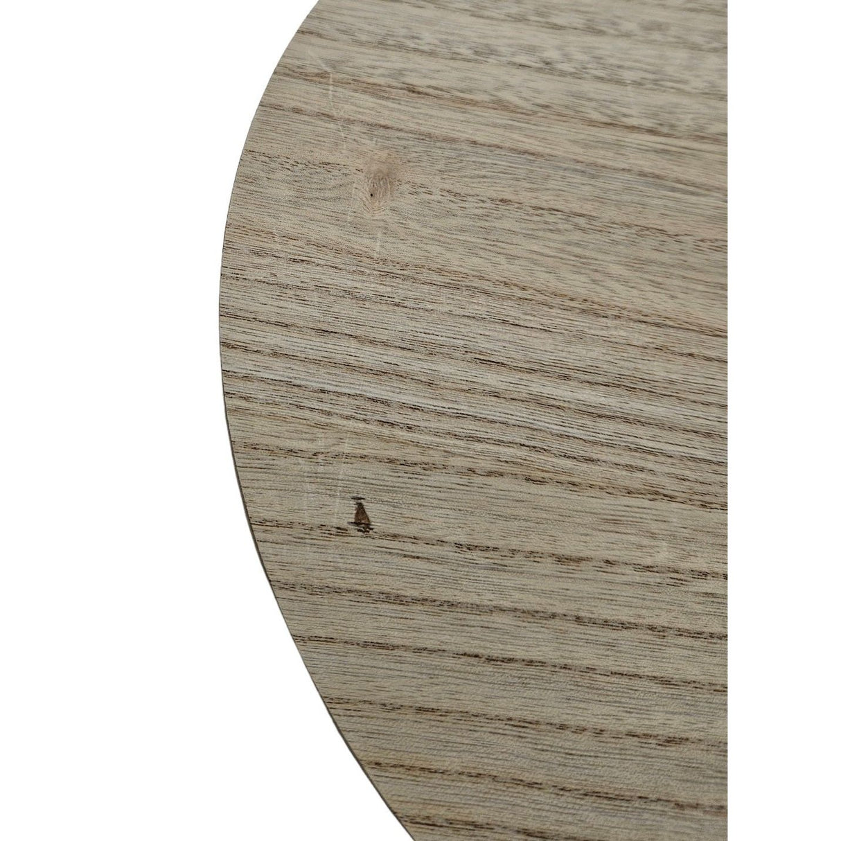 Beistelltisch Couchtisch rund Holz Metall Tisch Nachttisch Holztisch 40cm B-WARE