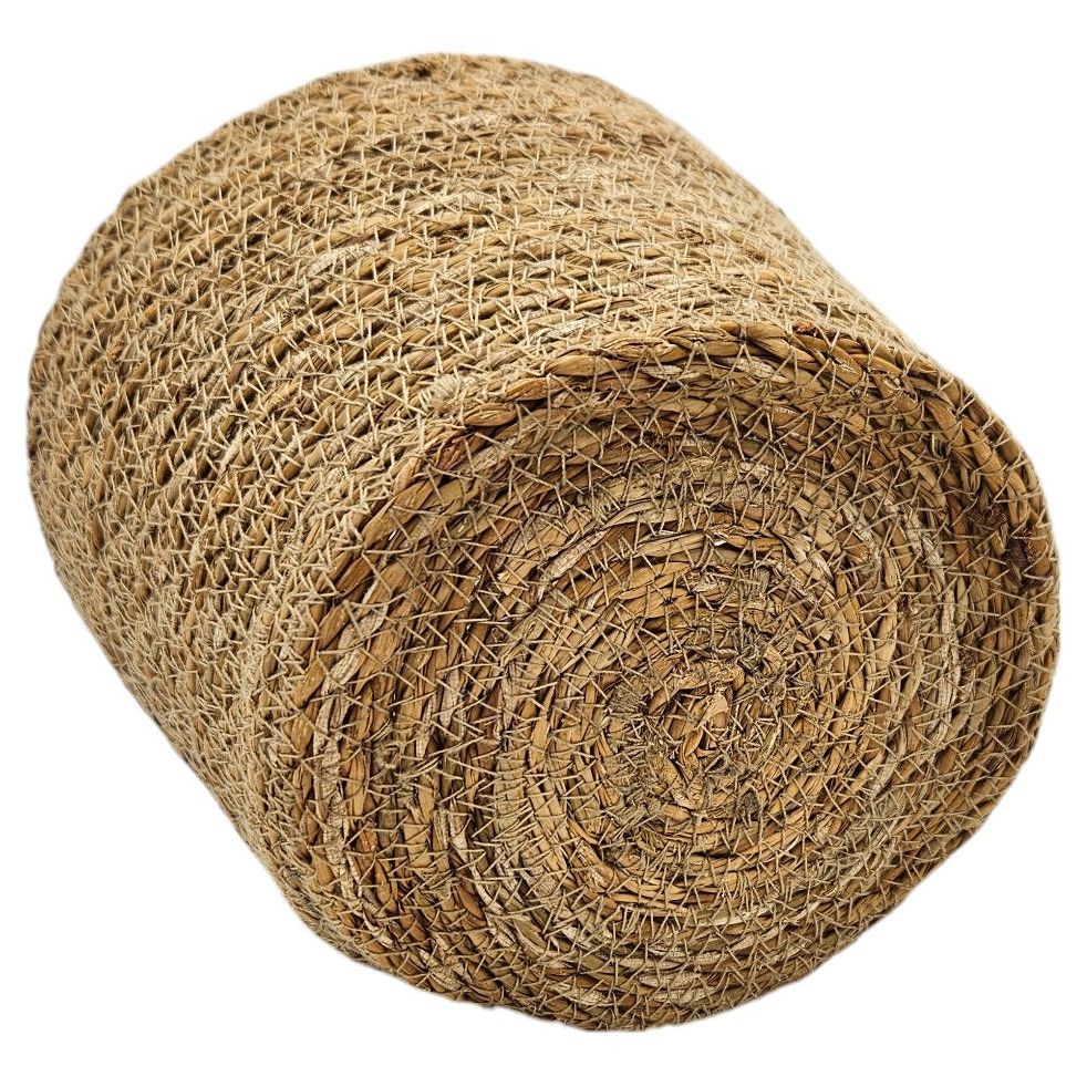 Blumentopf Pflanztopf Pflanzkorb Korb Übertopf Seegras braun rund Klein Ø 20 cm