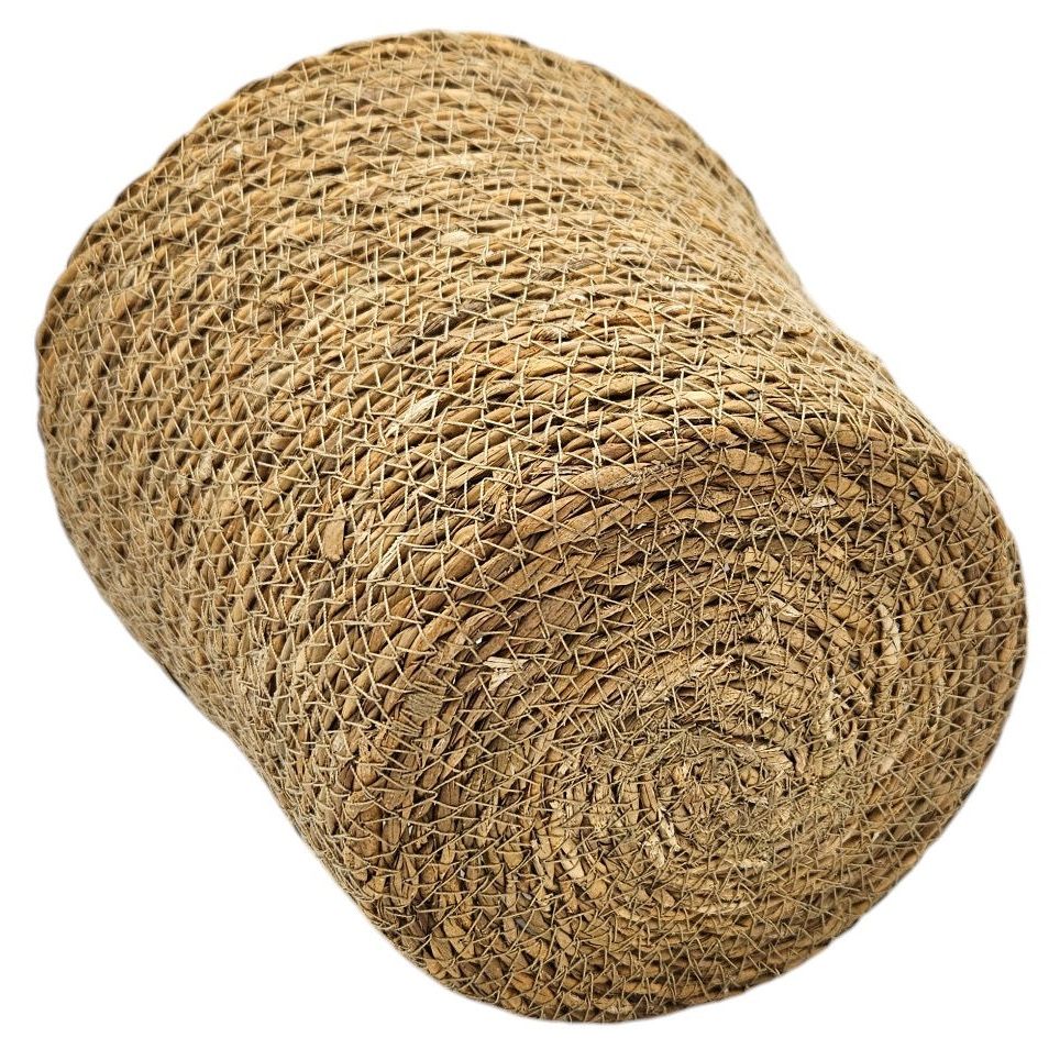 Blumentopf Pflanztopf Pflanzkorb Korb Übertopf Seegras braun rund Mittel Ø 23 cm