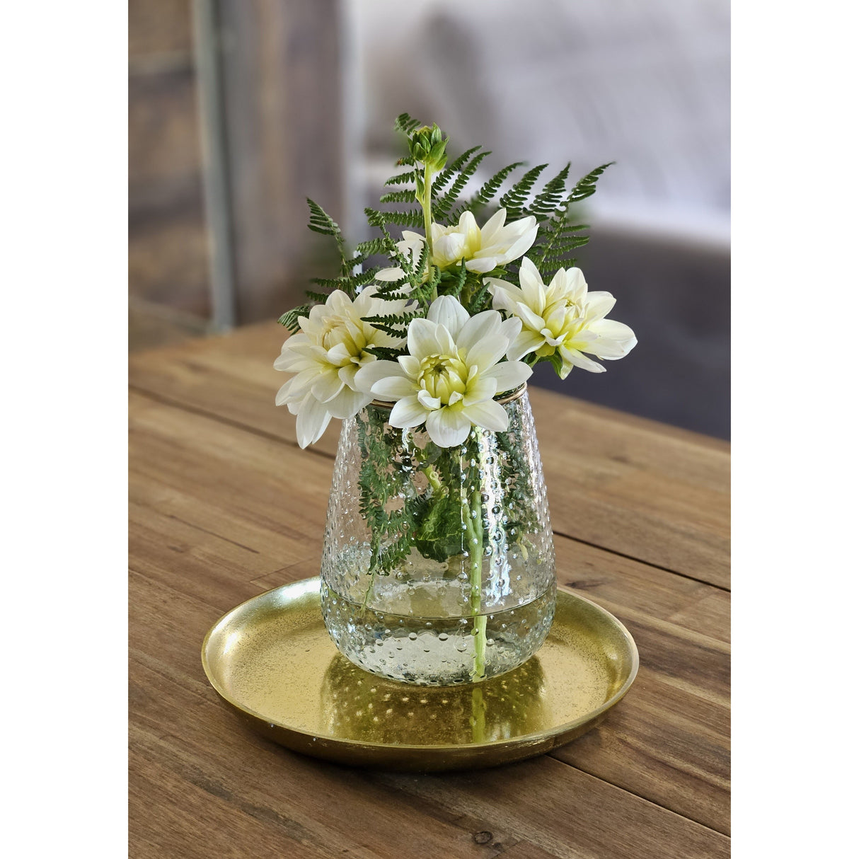 Dekoteller Gold Metall Teller Schale Dekotablett Kerzenteller Dekoschale Ø20cm