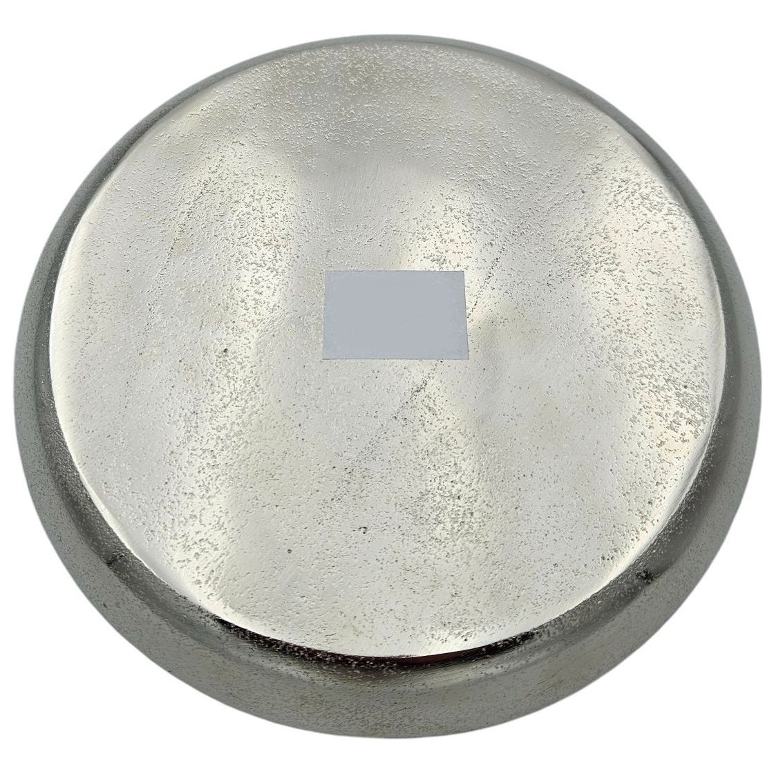 Dekoteller Silber Metall Teller Schale Dekotablett Kerzenteller Dekoschale Ø20cm