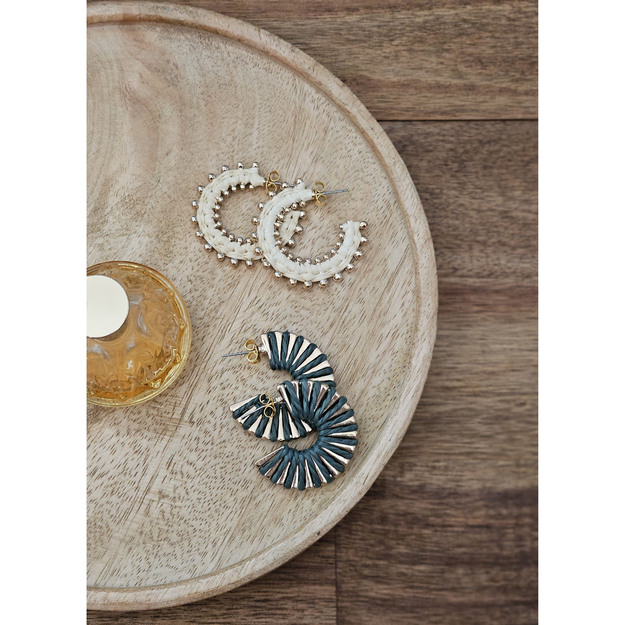 Dekoteller Teller Mango Holz Dekobrett Untersetzer Schmuckteller Tablett Ø 25 cm