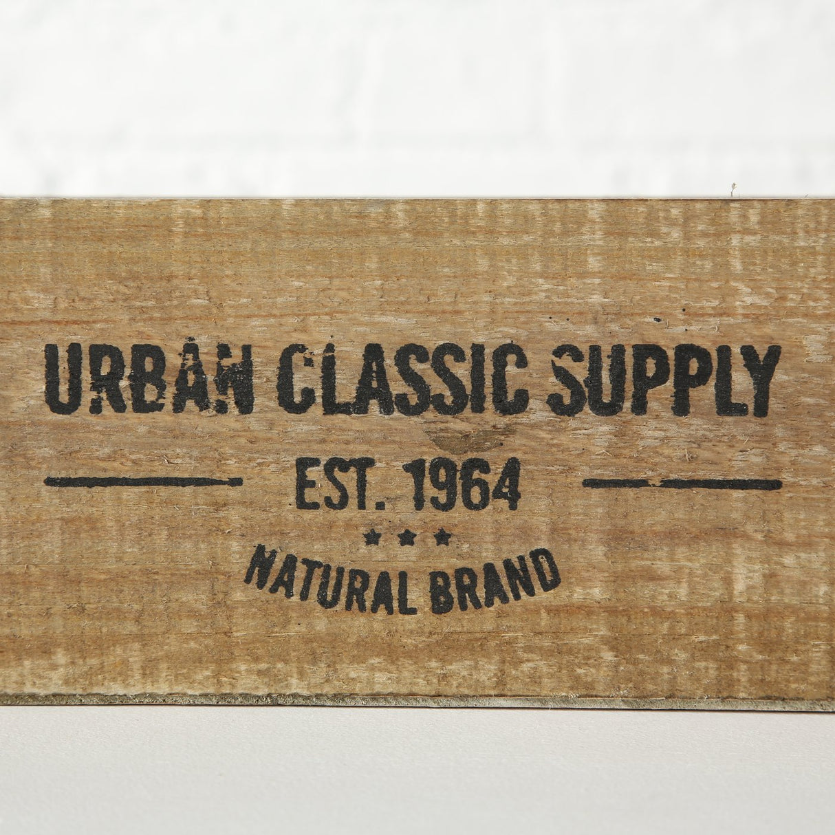 Holzkiste braun Dekokiste shabby Kiste Obstkiste Holz Deko Landhaus mit Griffen