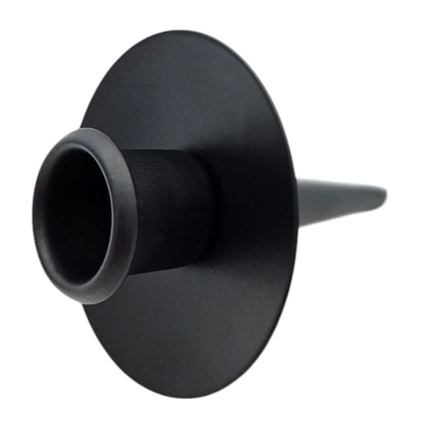 Kerzenhalter für Flaschen Metall schwarz Stabkerzenhalter Tülle für Kranz