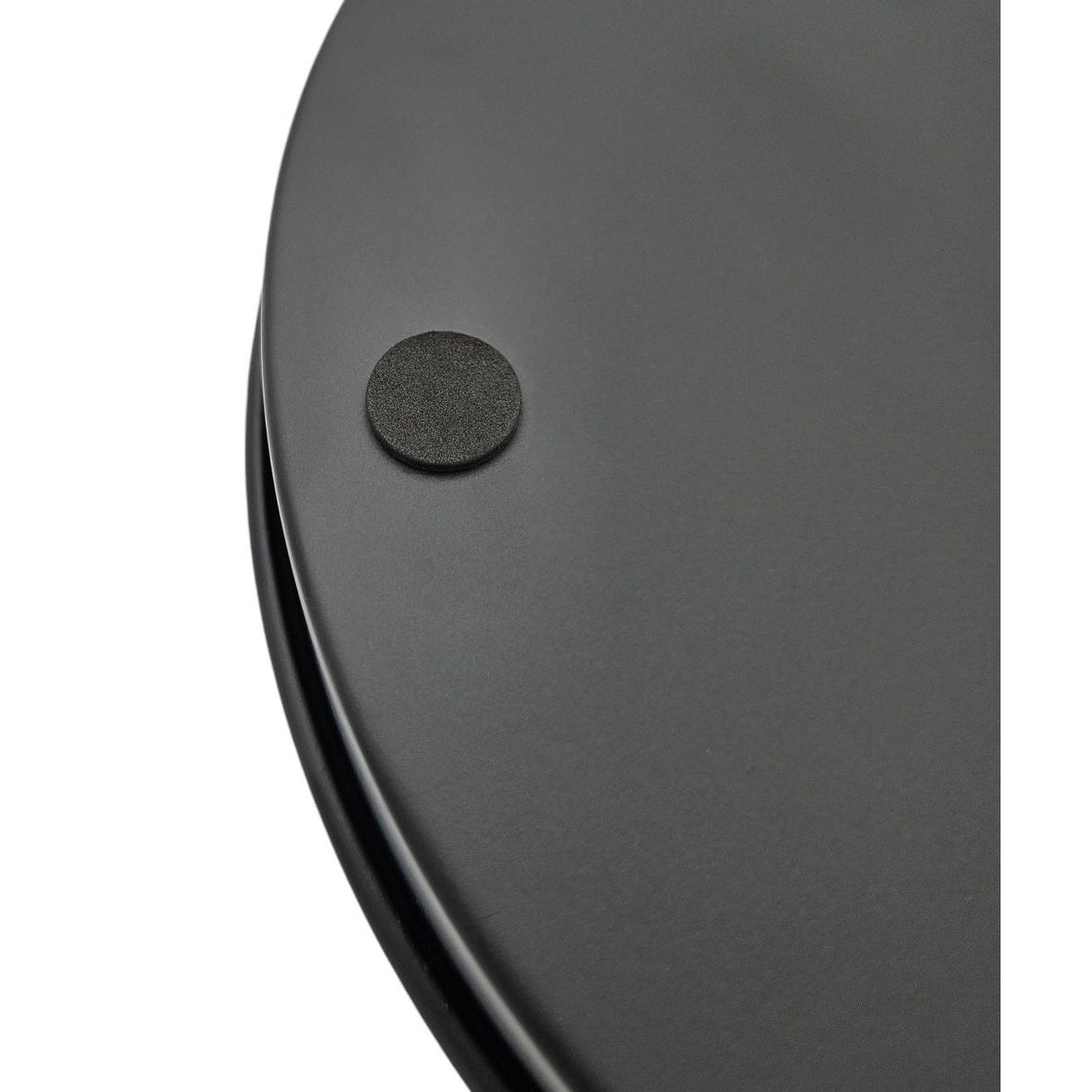 Kerzenteller Kerzentablett magnetische Kerzenhalter Tablett schwarz Metall 25 cm