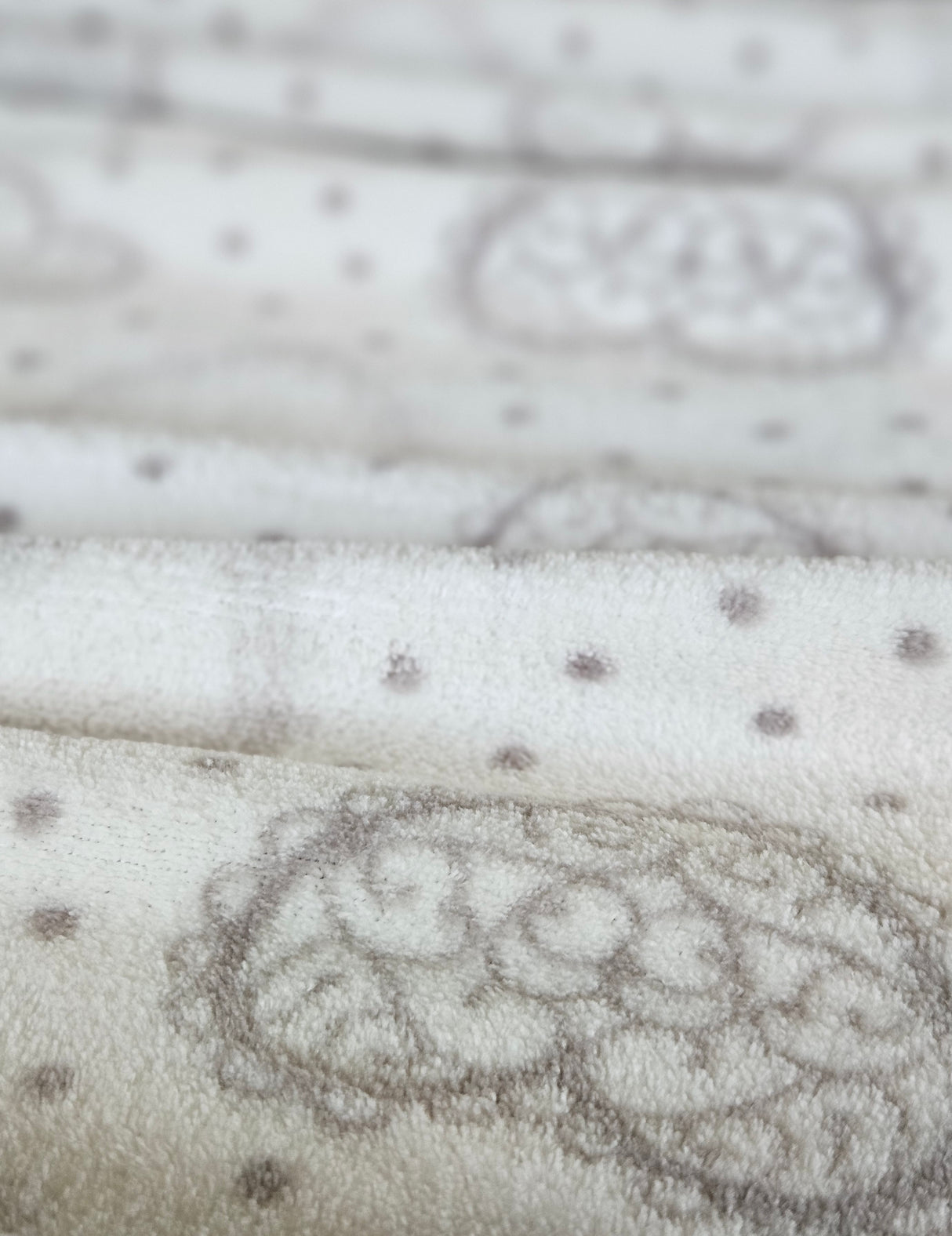 Kuscheldecke Decke Tagesdecke Herz 150x200 cm Creme Grau Beige Rot Wohndecke