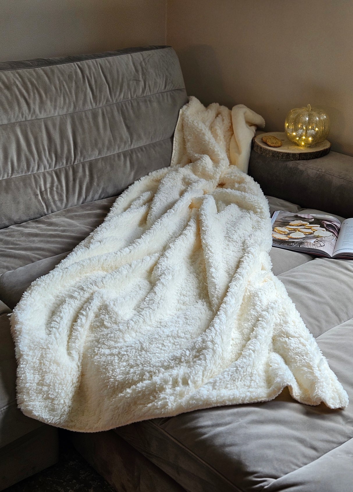 Decke Kuscheldecke Tagesdecke Wohndecke Hirsch Winter 150x200 kuschelig weich