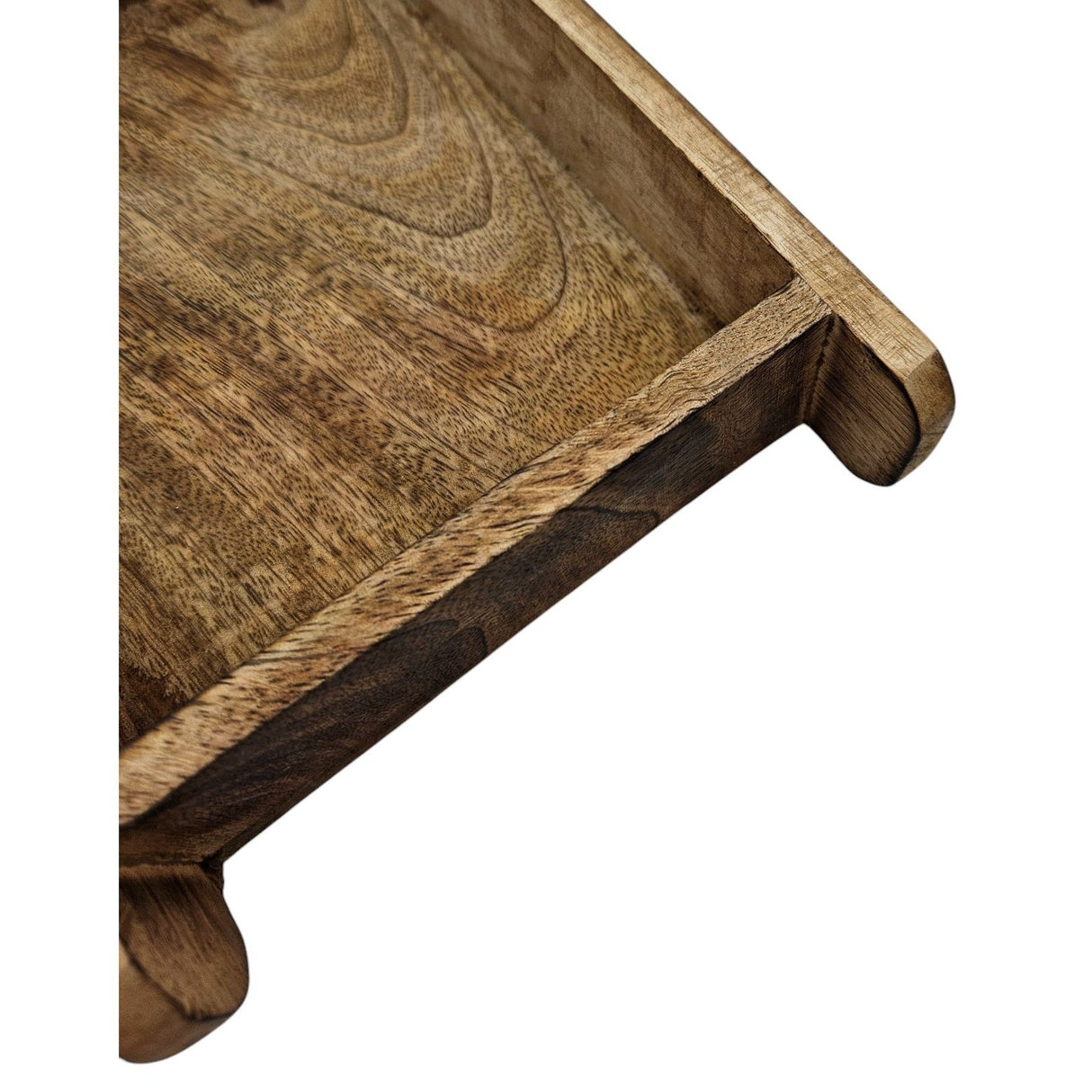 Holzkiste Ziegelform Mangoholz Ziegelleistenform Kiste Landhaus Holz Kasten klein 26x16cm