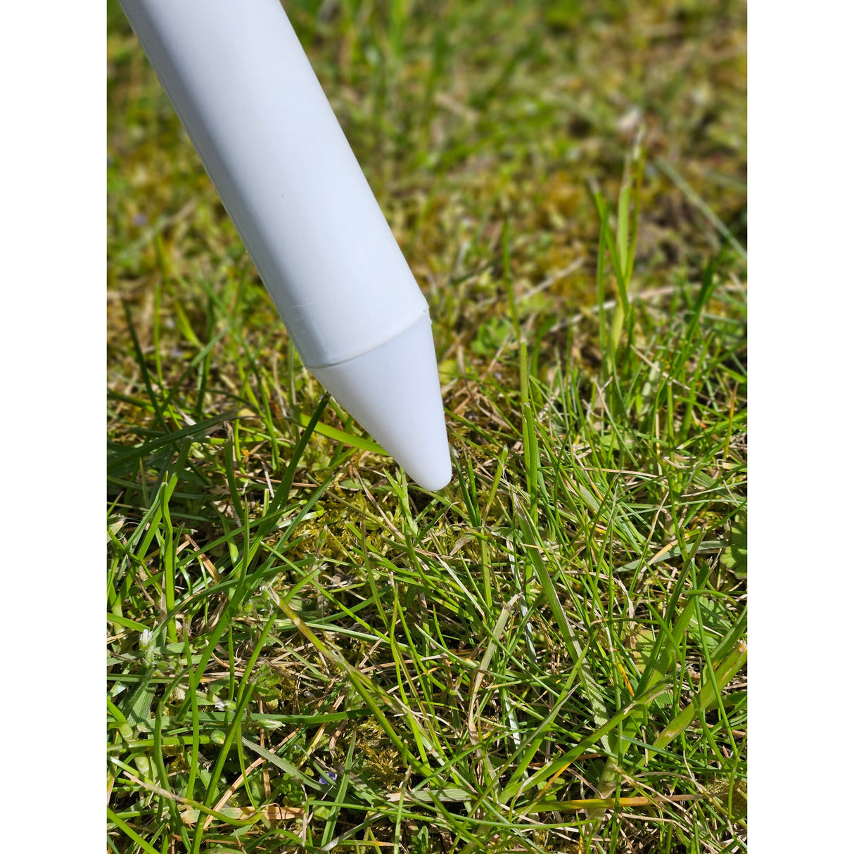 Sonnenschirm Strandschirm UV 30+ Balkonschirm grün blau Kreise Streifen