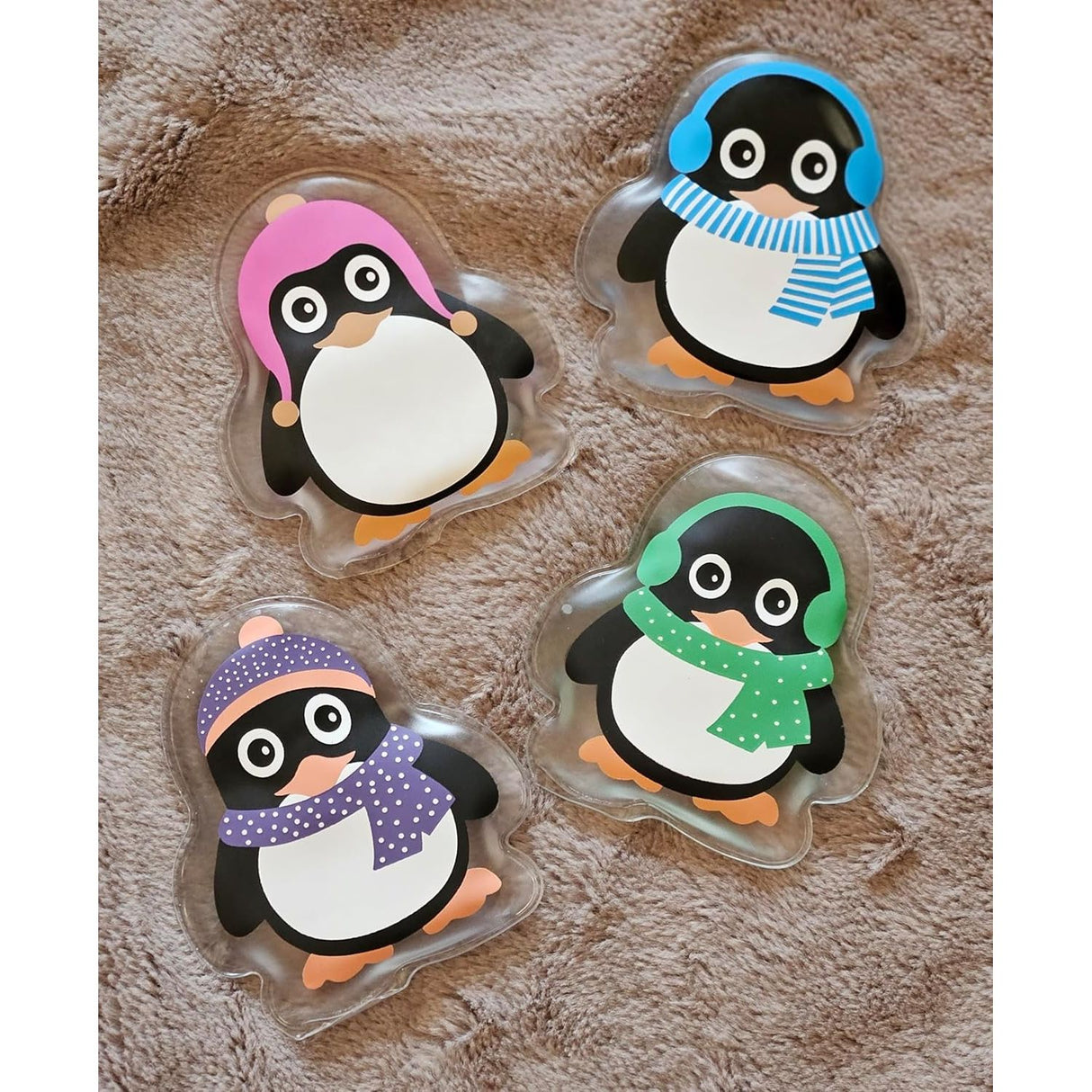4 Handwärmer Taschenwärmer Pinguin Taschenheizung Wärmekissen Wärmer 4er SET