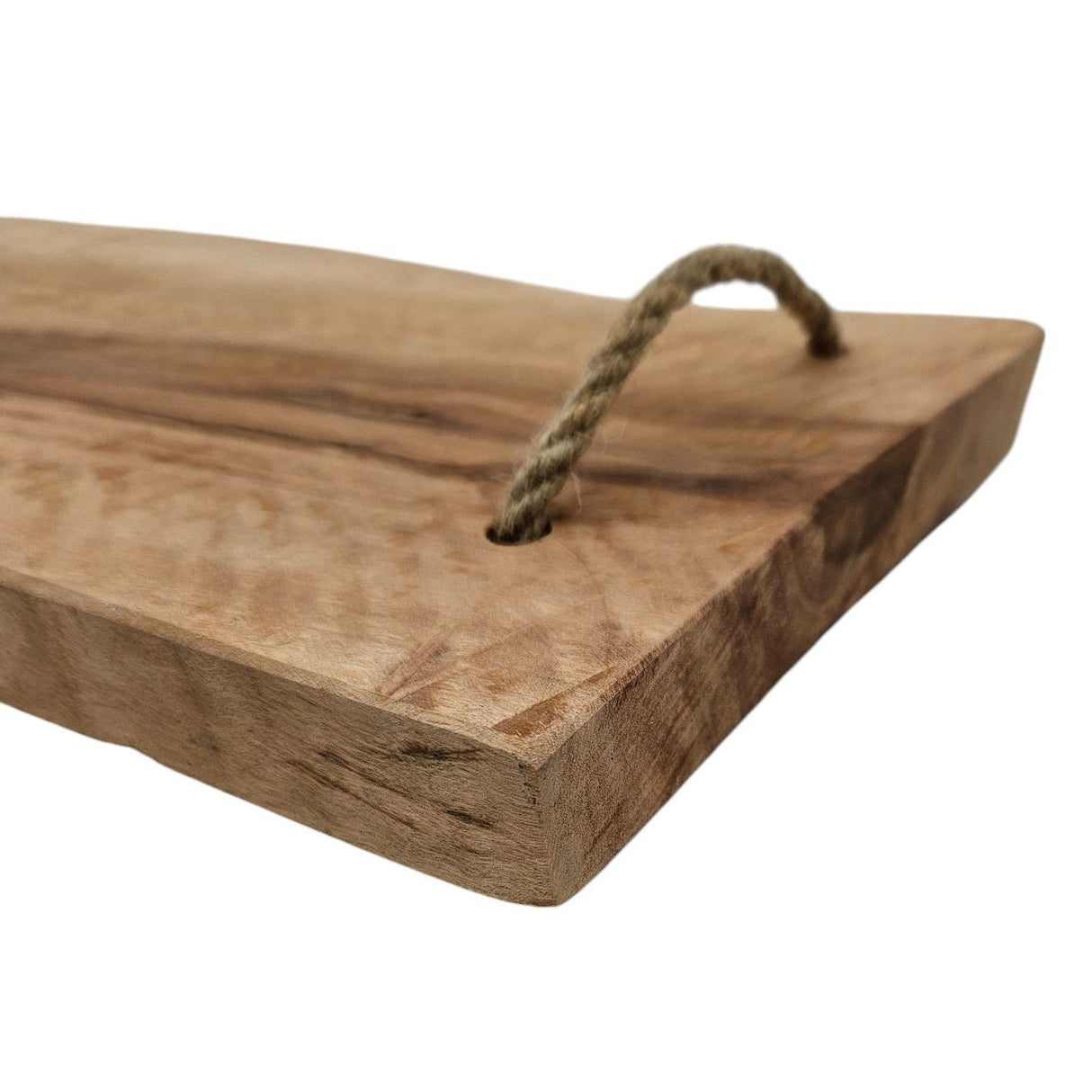 Serviertablett Holz Servierbrett Anrichteplatte Platte Tablett braun 50 cm Lang