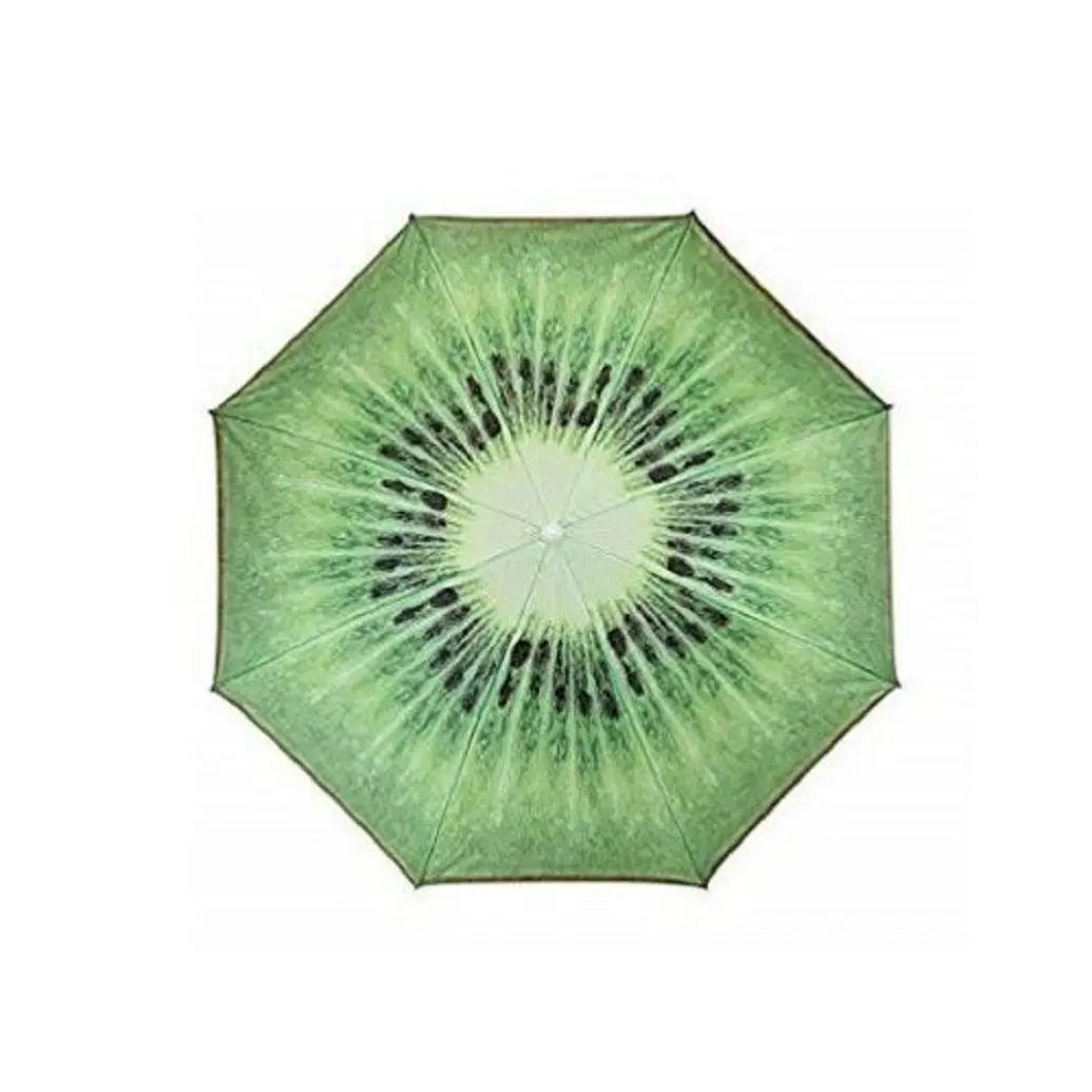 Sonnenschirm Ø 150 cm Strandschirm knickbar Schirm Balkonschirm Gartenschirm Kiwi