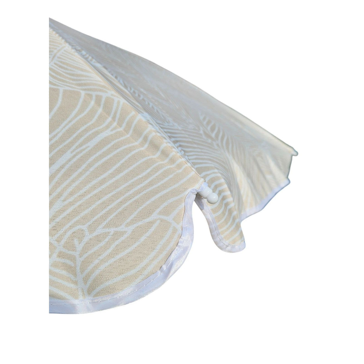 Sonnenschirm Strandschirm Balkonschirm grün creme braun 160 cm UV Schutz 30+