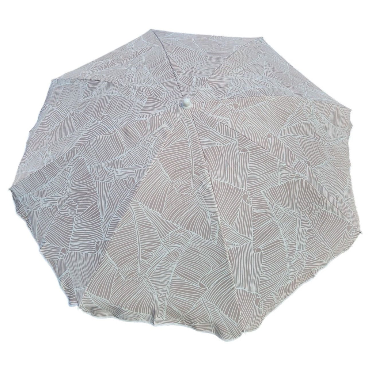 Sonnenschirm Strandschirm Balkonschirm grün creme braun 160 cm UV Schutz 30+