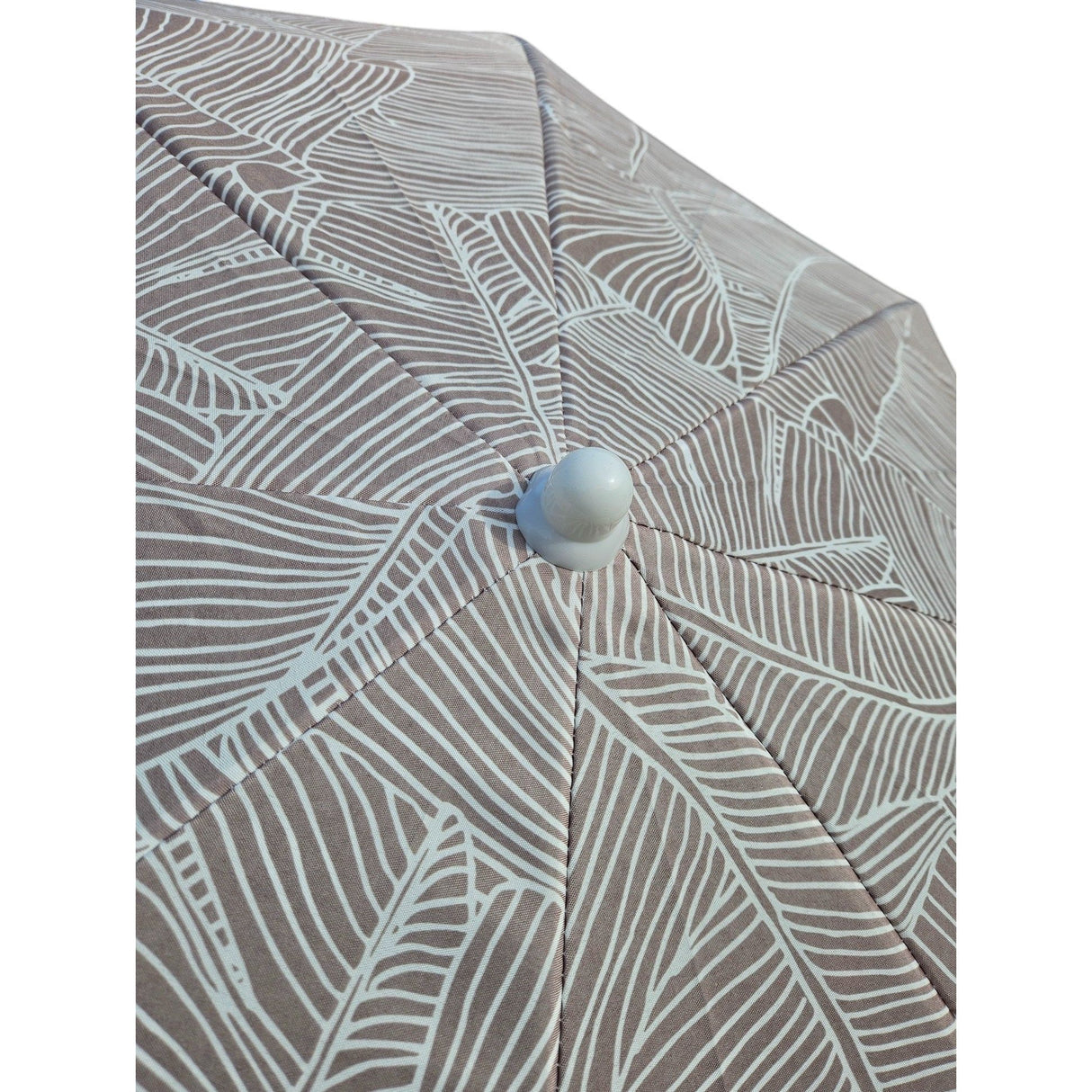 Sonnenschirm Strandschirm Balkonschirm grün creme braun 160 cm UV Schutz 30+