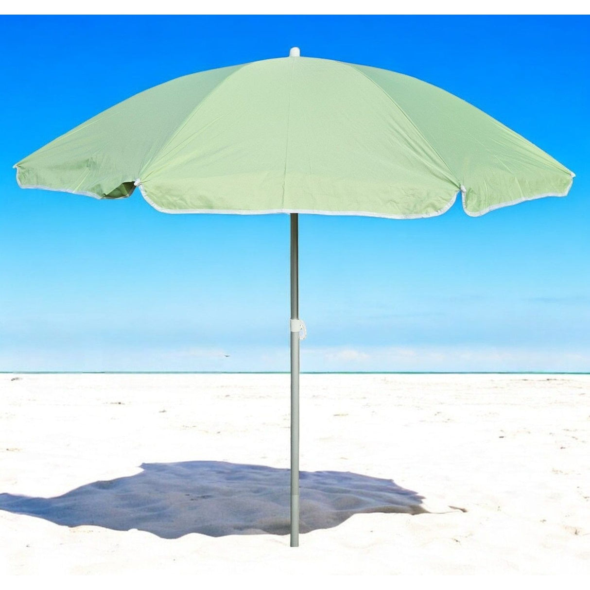 Sonnenschirm Strandschirm Strand Reise Stabil UV Schutz UPF 50+ grün 170 cm