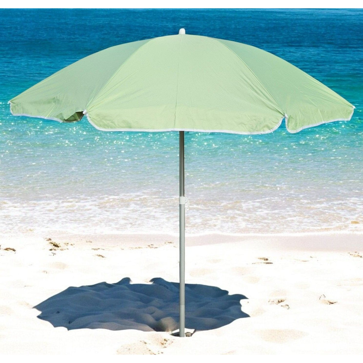 Sonnenschirm Strandschirm Strand Reise Stabil UV Schutz UPF 50+ grün 170 cm