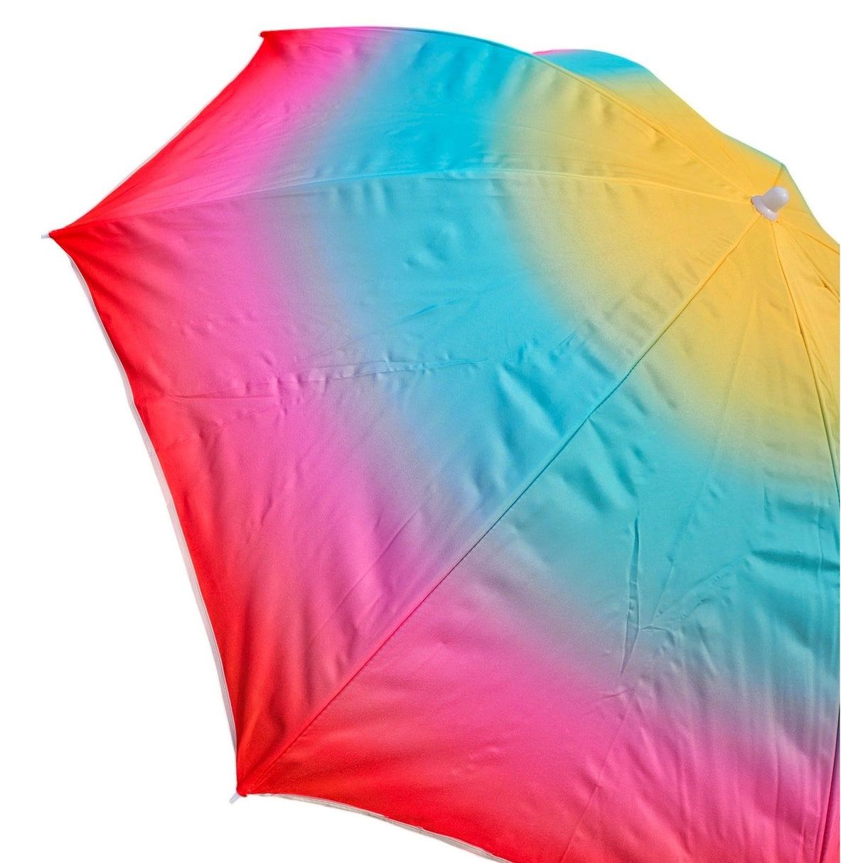 Sonnenschirm Strandschirm Balkonschirm UV Schutz 50+ gelb rot 155 cm bunt