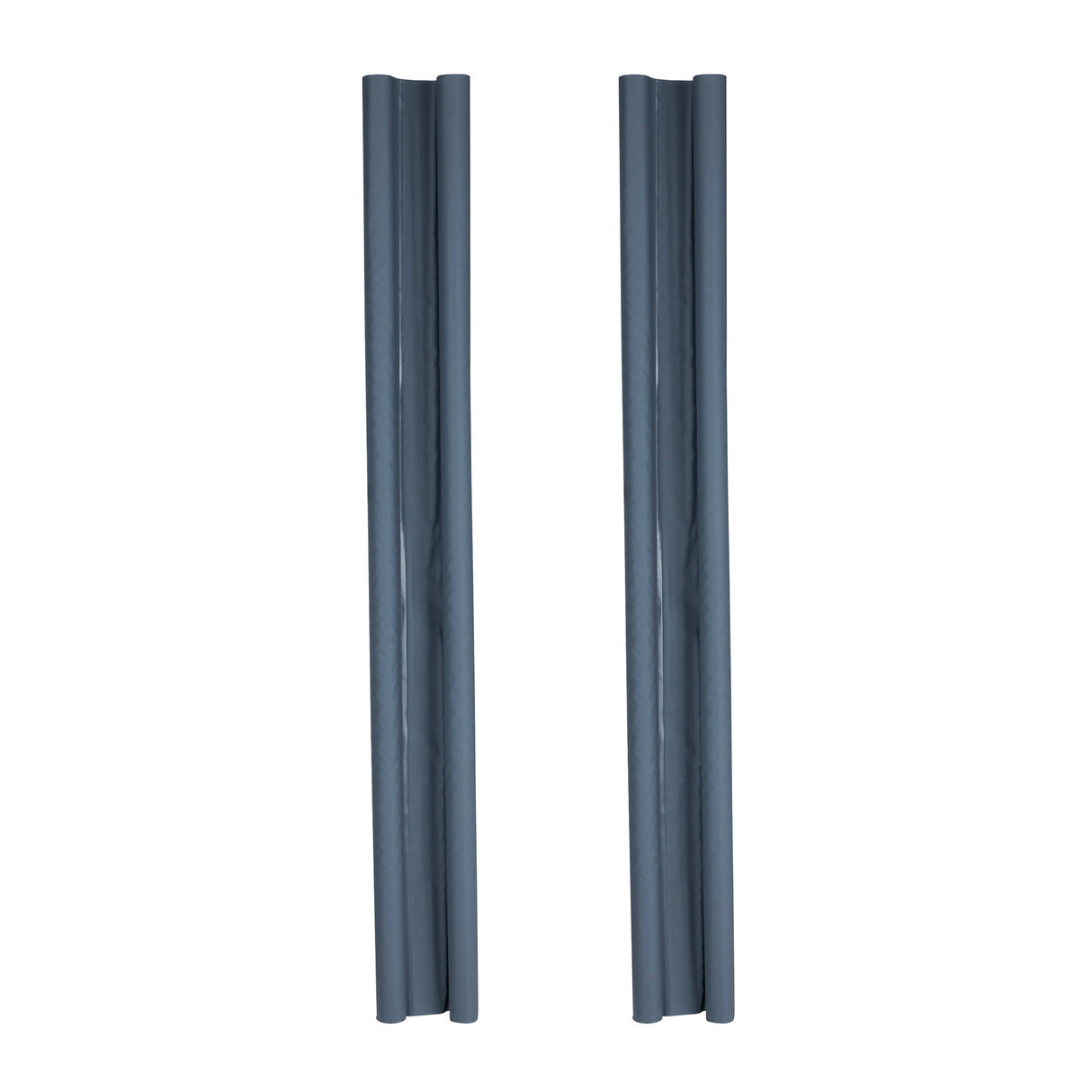 Zugluftstopper Doppeldichtung Türdichtung grau Energiesparend 2er SET 95 cm KÜRZBAR