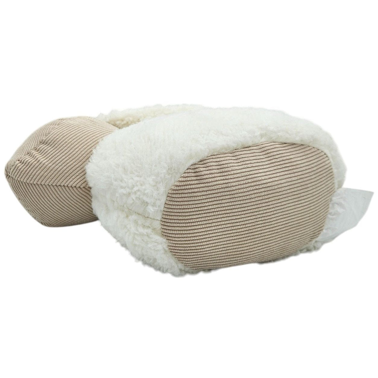 Türstopper Türsack Schaf Kuh Hund Türpuffer für Boden Stoff und Sand weiß beige