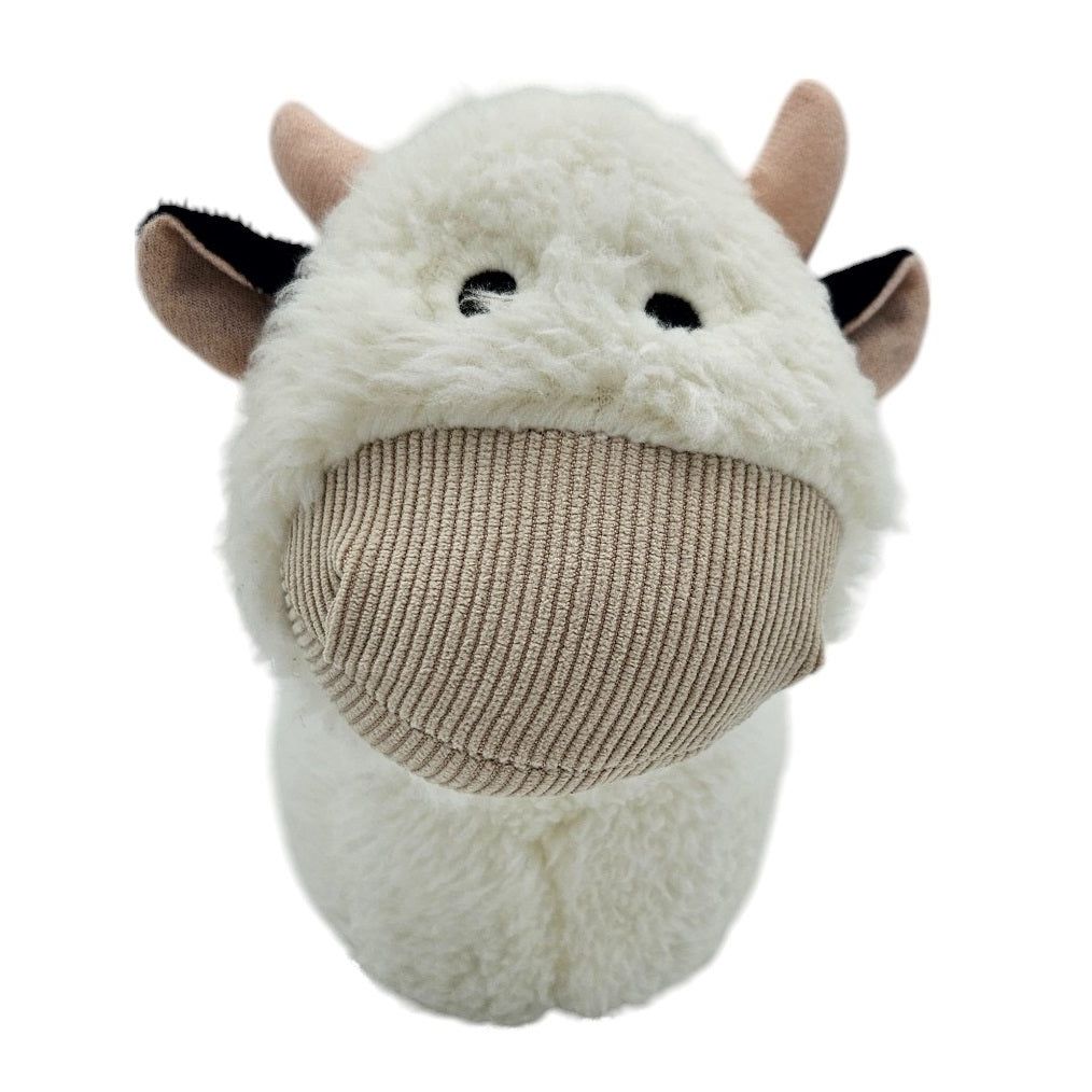 Türstopper Türsack Schaf Kuh Hund Türpuffer für Boden Stoff und Sand weiß beige