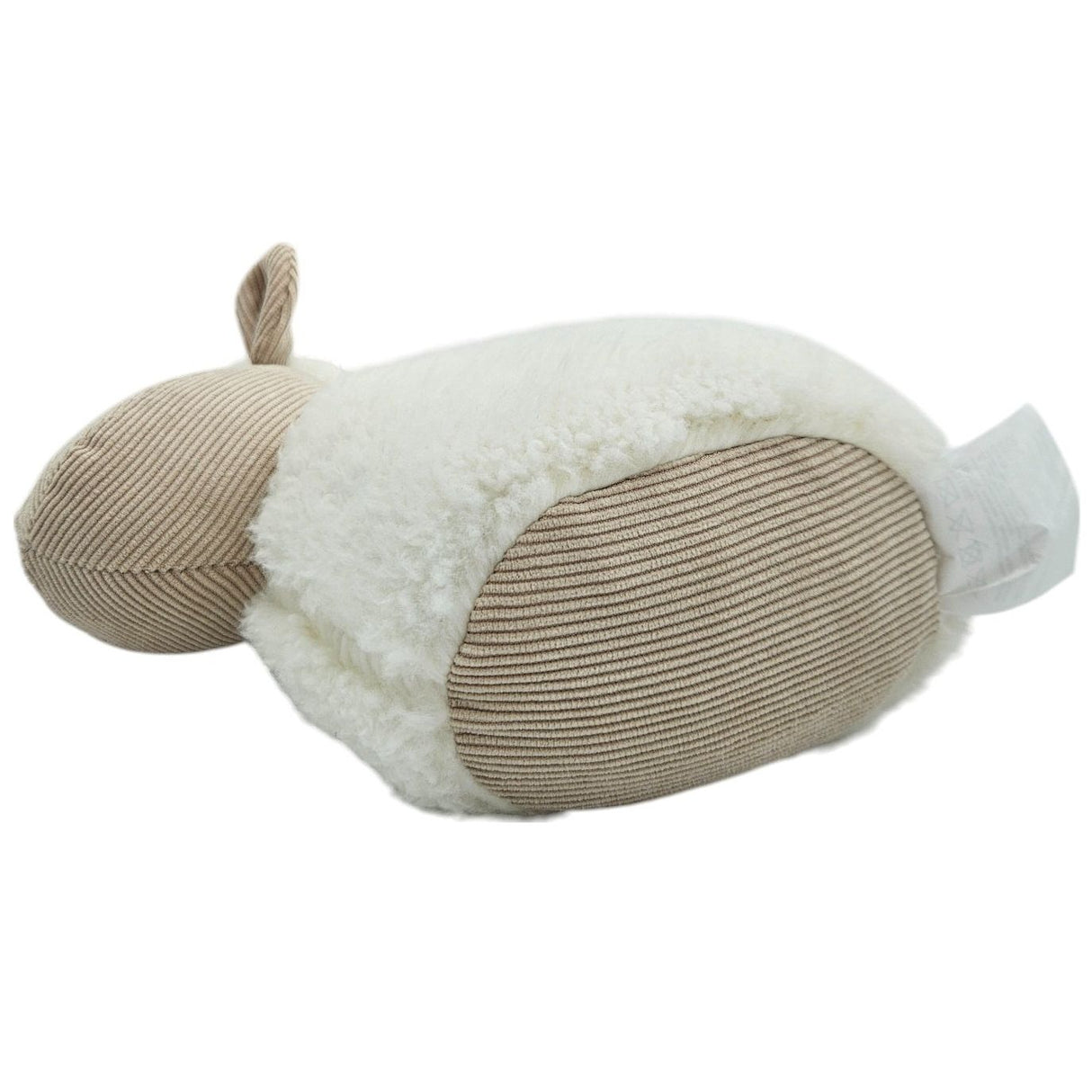Türstopper Türsack Schaf Kuh Hund Türpuffer für Boden Stoff und Sand weiß beige