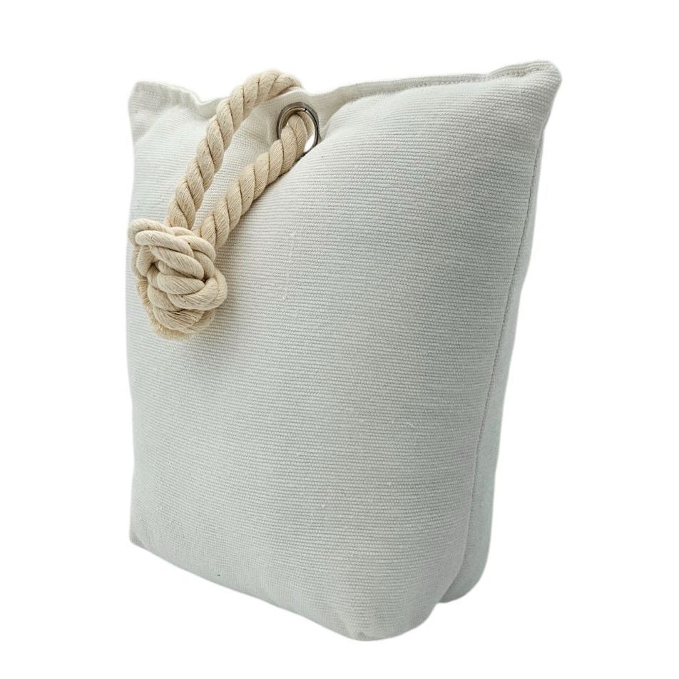 Türstopper Anker Boden 1 Kg Stoff Sack Maritim blau weiß Vintage Fensterstopper