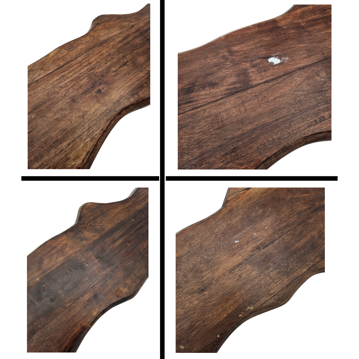 Schneidebrett XXL Mangoholz Servierbrett Platte Holzbrett Lang 80cm B-WARE