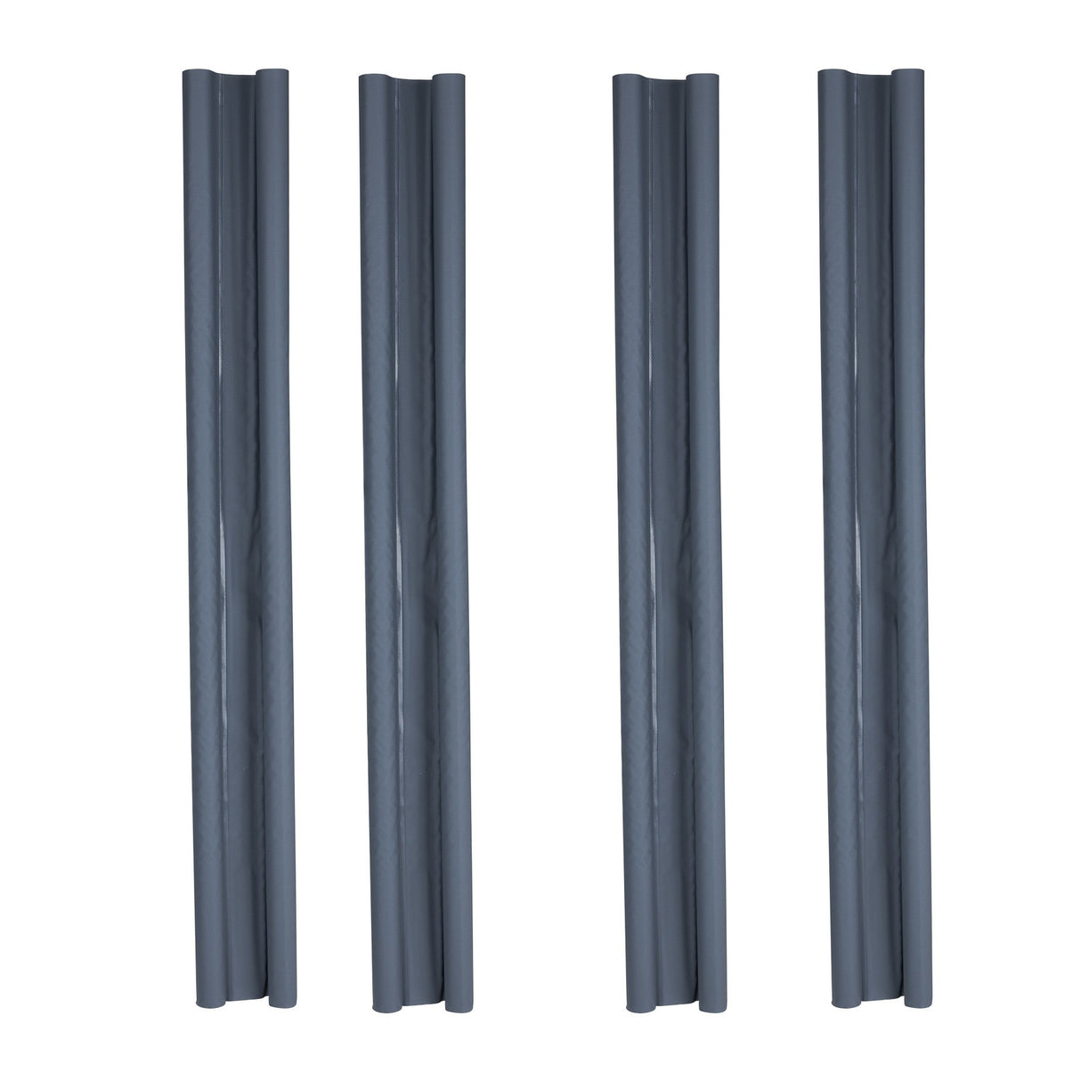 Zugluftstopper Doppeldichtung Türdichtung grau Energiesparend 2er SET 95 cm KÜRZBAR