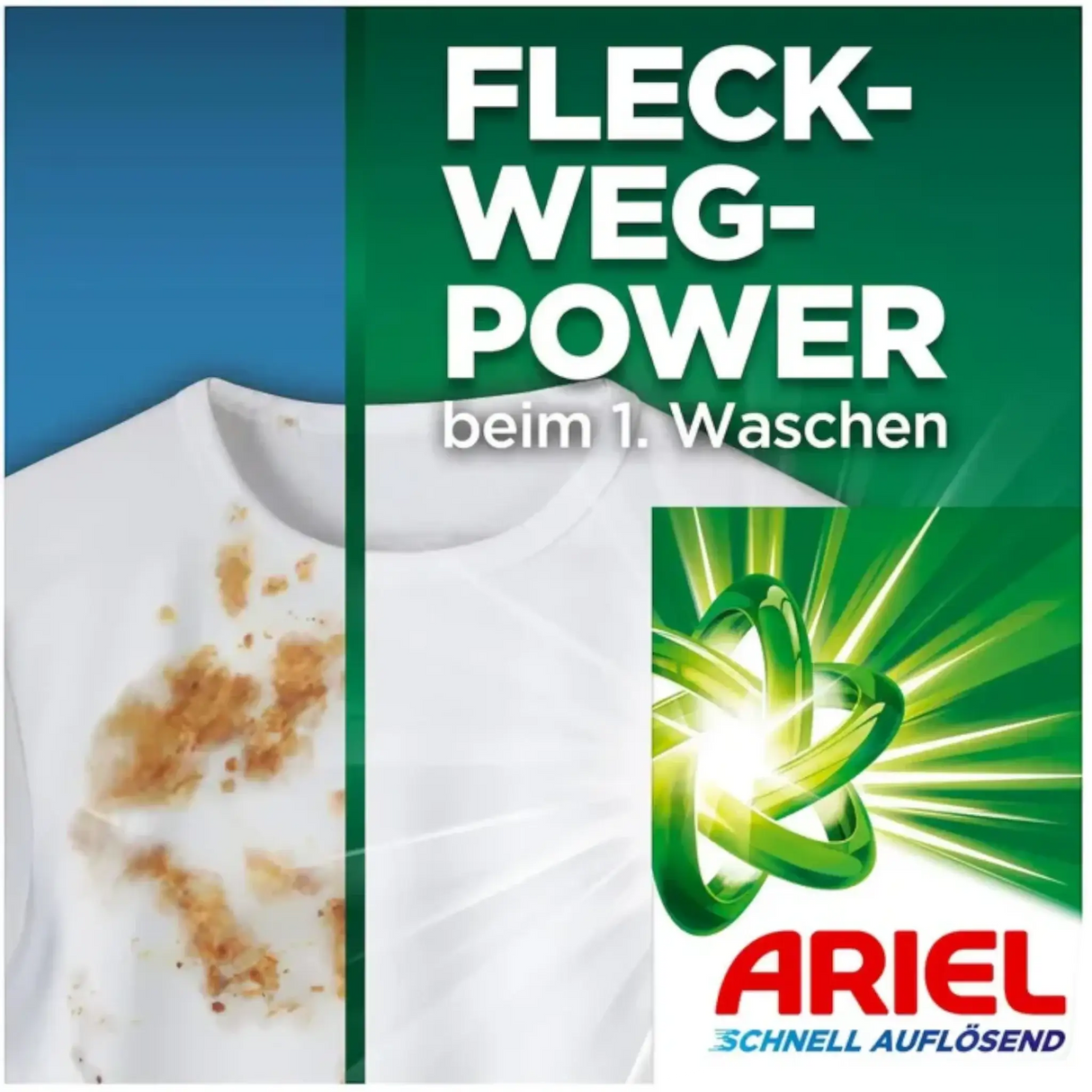 Ariel Waschmittel Universal+ Vollwaschmittel Pulver schnell auflösend 4,95kg 90 WL - Waschmittel