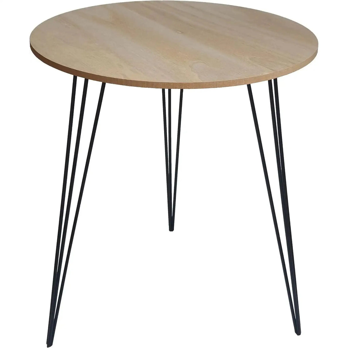 Beistelltisch Couchtisch rund Holz Metall Tisch Nachttisch Holztisch 40cm B-WARE - Beistelltisch