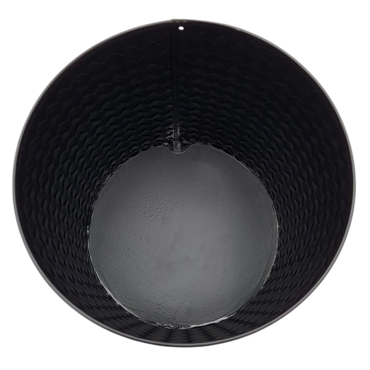 Blumentopf Übertopf Pflanzenkübel Topf Kübel 3er Set schwarz rund Metall Matt - Blumentopfset