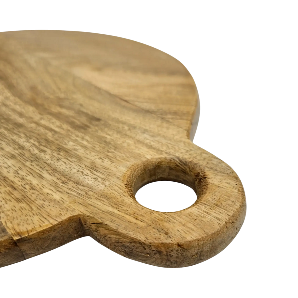 Deko Holzbrett Mango Unterlage rund Aufhängung 24 o 33 cm Tablett Kerzentablett - Dekobrett