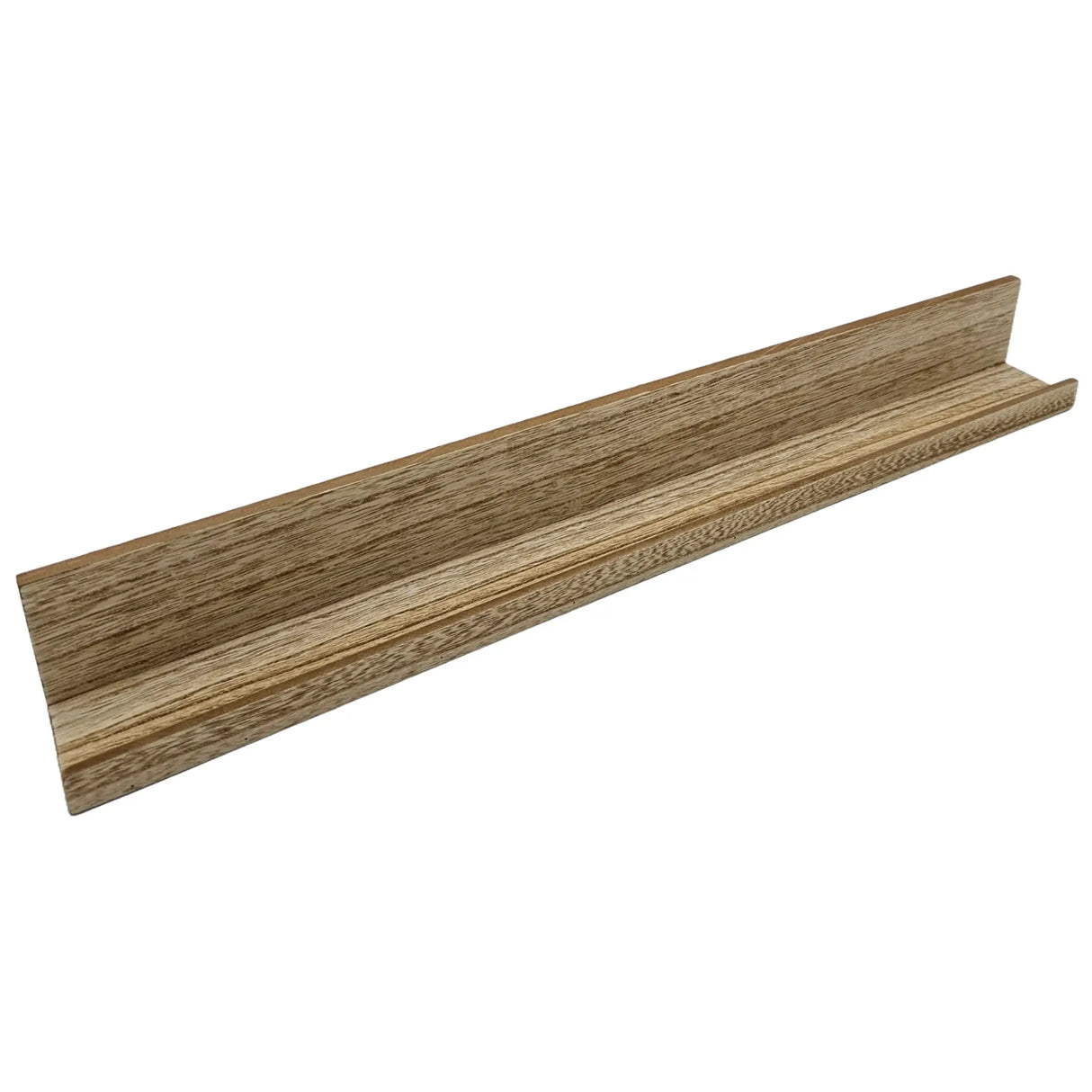 Fotoleiste Bilderleiste Schweberegal Holzregal Wandregal Bücherregal Wandboard - Klein braun 58 x 6 x 7 cm - Wandregal