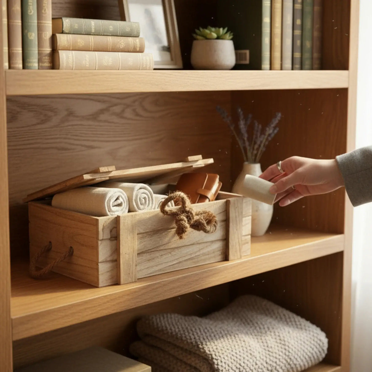 Holzkiste mit Deckel Kiste Schatzkiste Schatztruhe braun mit Deckel - Holzkiste