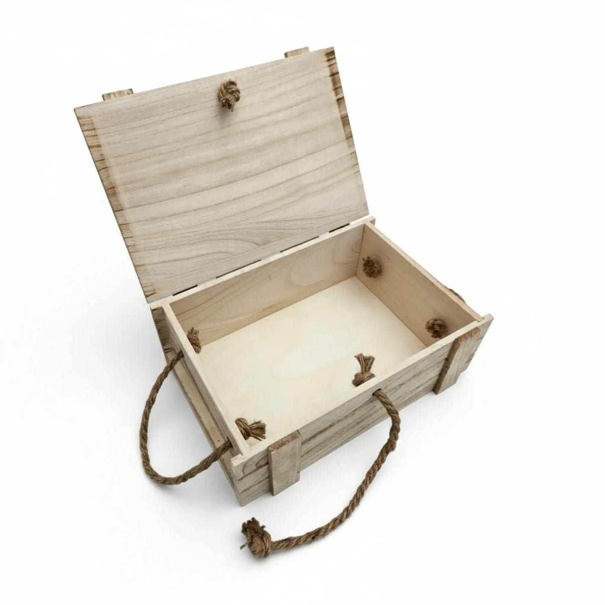 Holzkiste mit Deckel Kiste Schatzkiste Schatztruhe braun mit Deckel - Holzkiste