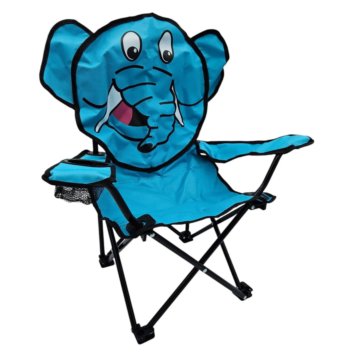 Kinderstuhl Campingstuhl Anglerstuhl Klappbar Affe Forsch Elefant Katze Getränkehalter - Campingstuhl für Kinder