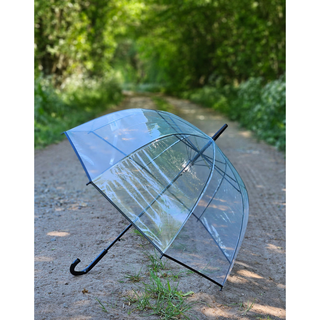 Regenschirm Glockenschirm Schirm Regen Glockenform rund klar transparent Ø 85 cm