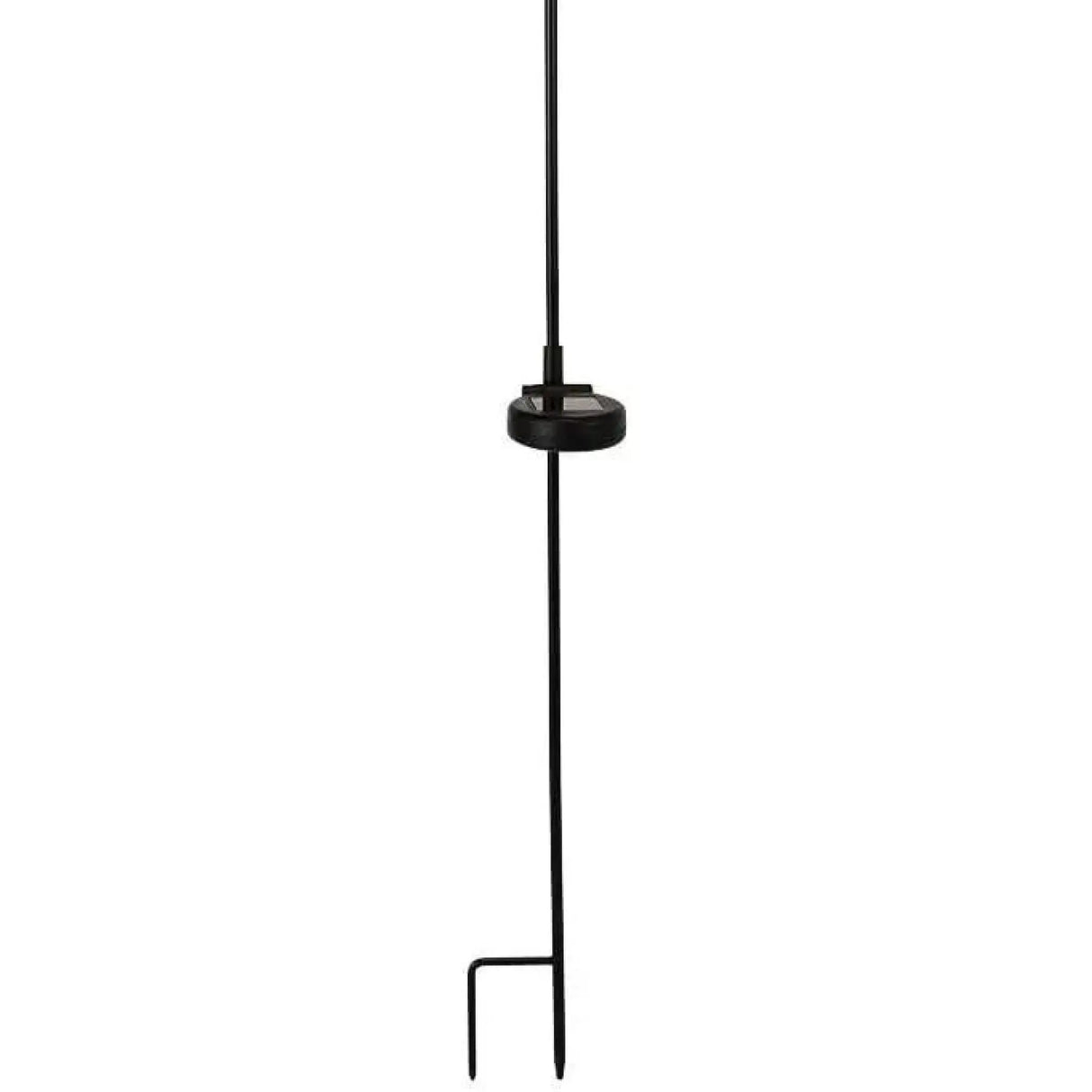 Solarleuchte SKY Solar Solarlampe schwarz Metall Höhe 90 cm Flamme - Solarleuchte